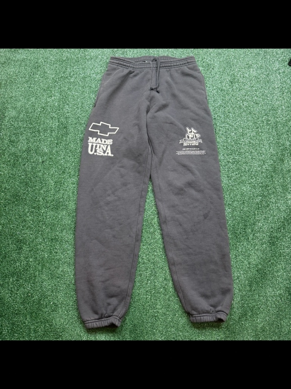 Cherry LA Los Angeles Sweatpants Mens Size S Black Gray Joggers Cherry Motors